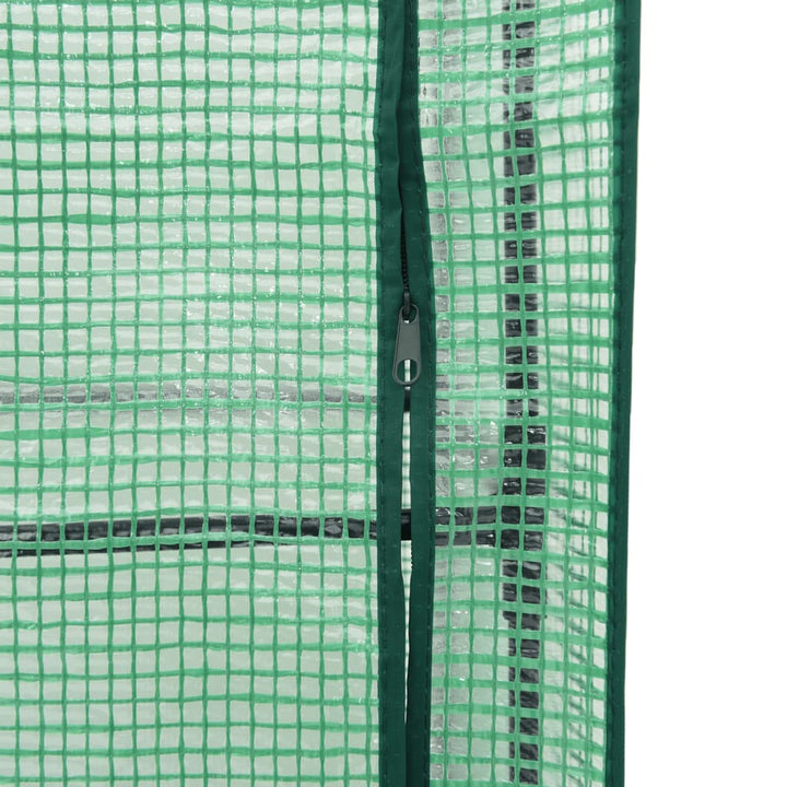 Strat Înălțat Cu Husă Și Roți, Aspect Ratan, 80X50X182 Cm
