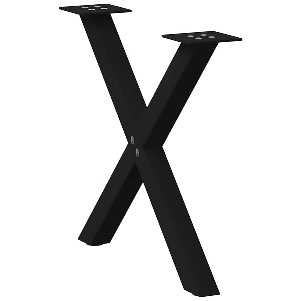 Picioare Pentru Masă În Formă X 3 Buc 90X(72-73) Cm Oțel