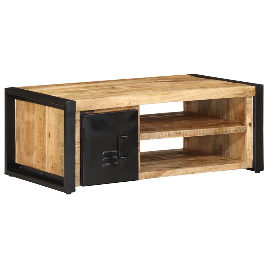 Masuta De Cafea Multicolora 90X50X36 Cm Lemn Masiv Recuperat
