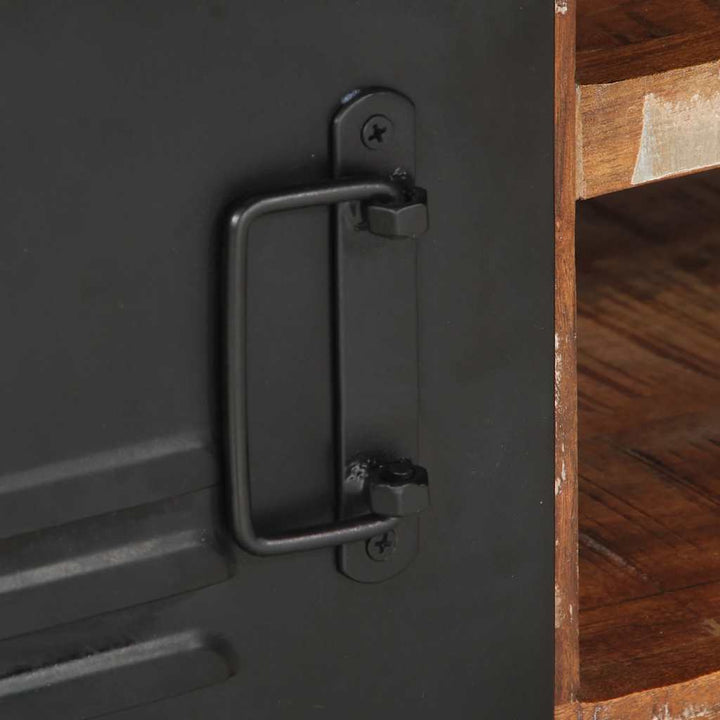 Masuta De Cafea Multicolora 90X50X36 Cm Lemn Masiv Recuperat
