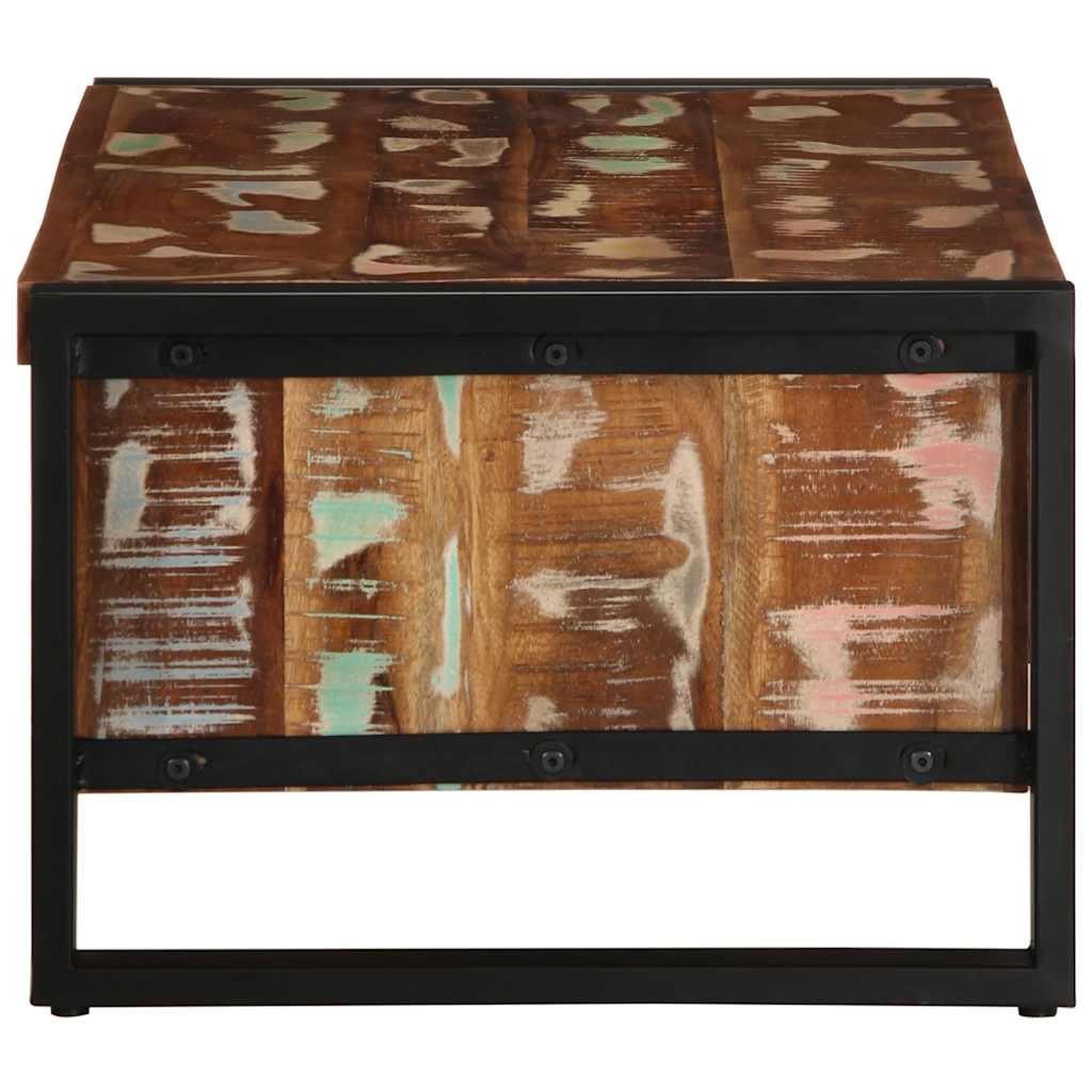Masuta De Cafea Multicolora 90X50X36 Cm Lemn Masiv Recuperat