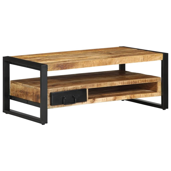 Masuta De Cafea Multicolora 90X50X36 Cm Lemn Masiv Recuperat