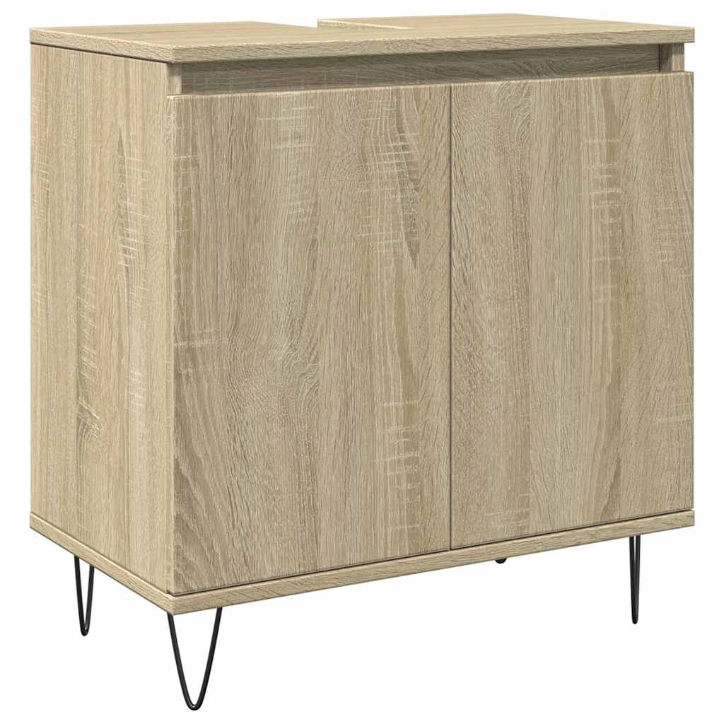 Set Mobilier De Baie, 3 Piese, , Lemn Prelucrat