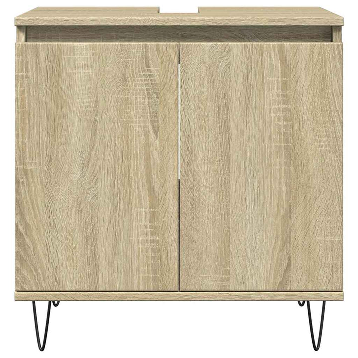 Set Mobilier De Baie, 3 Piese, , Lemn Prelucrat