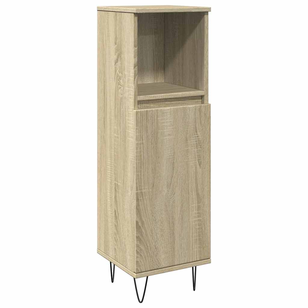 Set Mobilier De Baie, 3 Piese, , Lemn Prelucrat