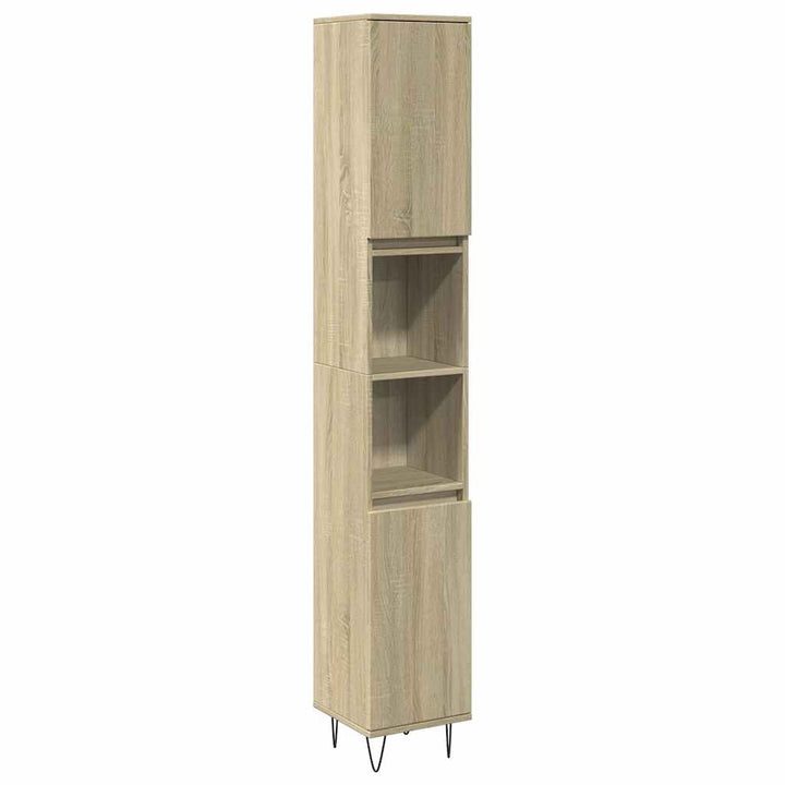 Set Mobilier De Baie, 3 Piese, , Lemn Prelucrat
