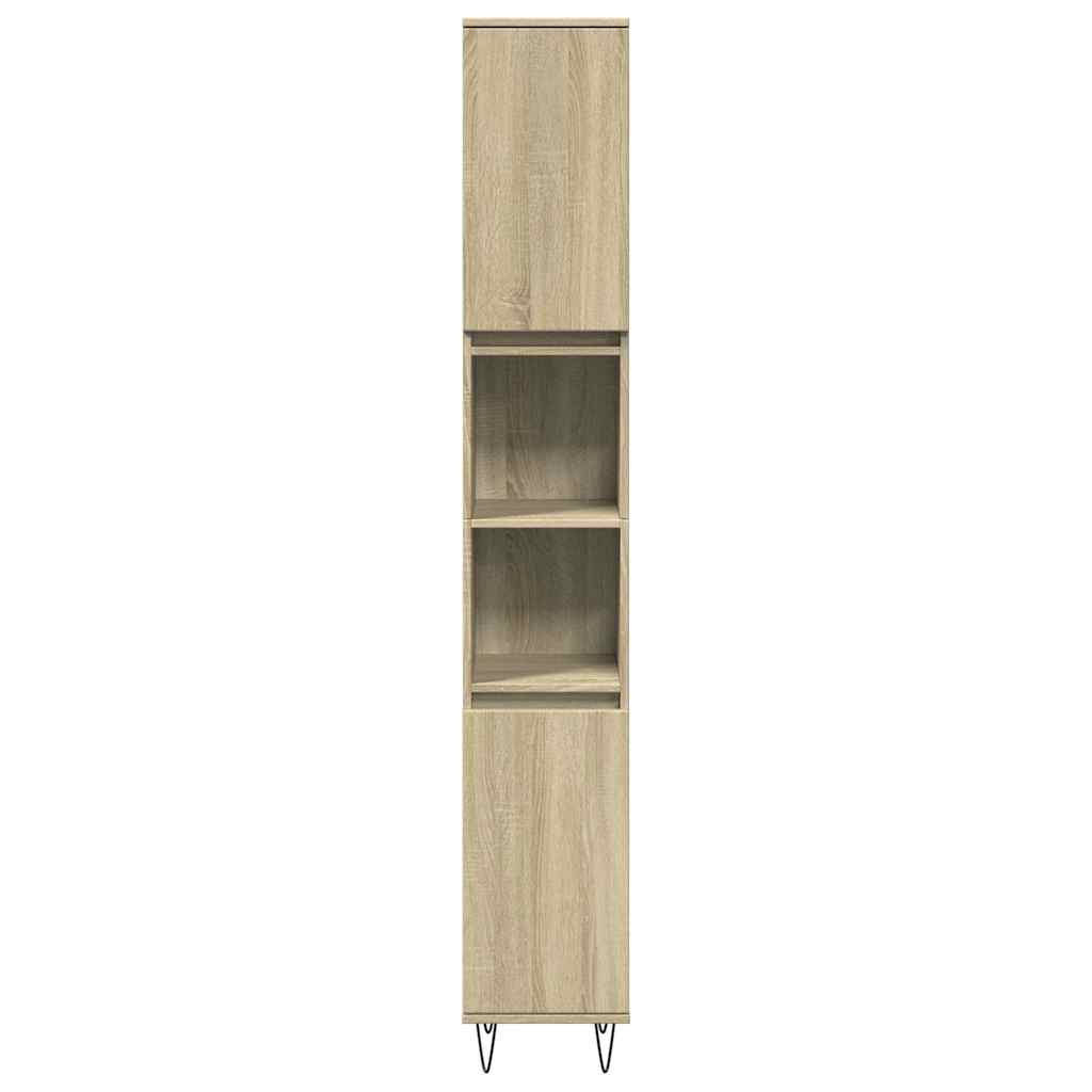 Set Mobilier De Baie, 3 Piese, , Lemn Prelucrat