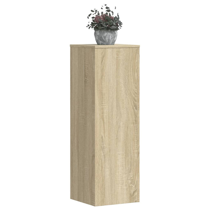 Suporturi De Plante 2 Buc. Gri Sonoma 10X10X18Cm Lemn Prelucrat