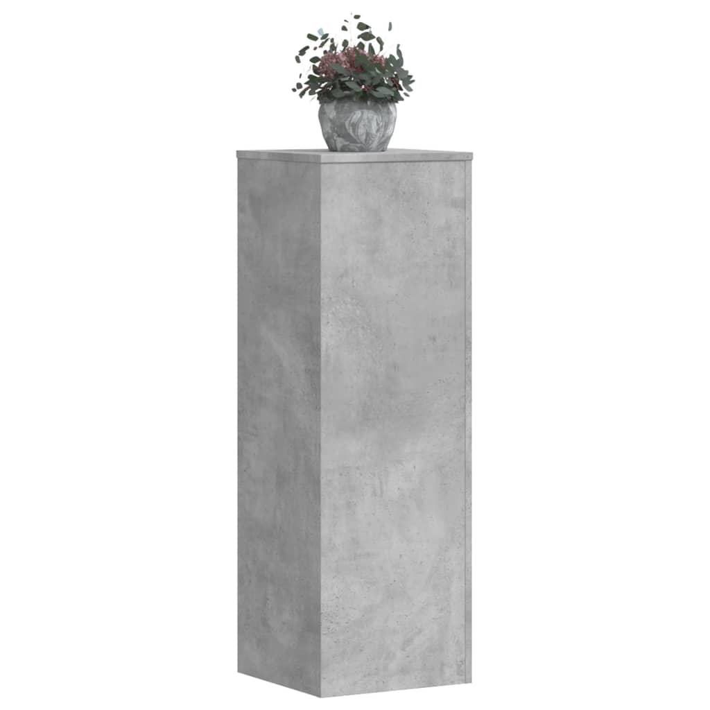 Suporturi De Plante 2 Buc. Gri Sonoma 10X10X18Cm Lemn Prelucrat