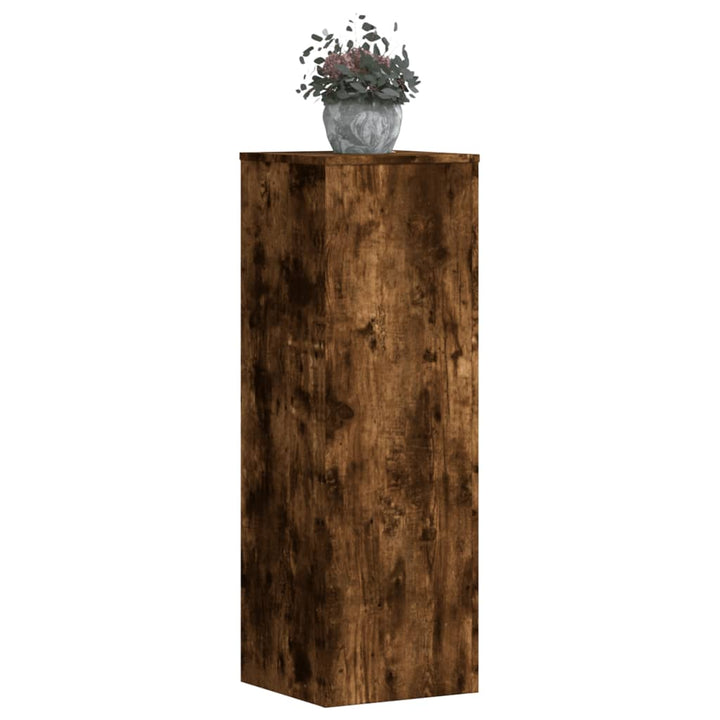Suporturi De Plante 2 Buc. Gri Sonoma 10X10X18Cm Lemn Prelucrat