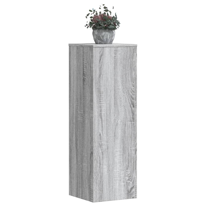 Suporturi De Plante 2 Buc. Gri Sonoma 10X10X18Cm Lemn Prelucrat