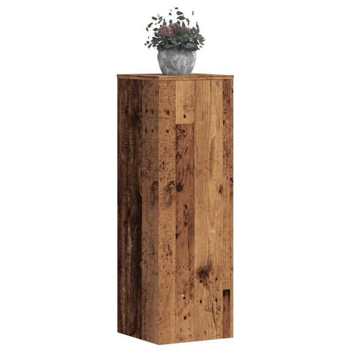 Suporturi De Plante 2 Buc. Gri Sonoma 10X10X18Cm Lemn Prelucrat