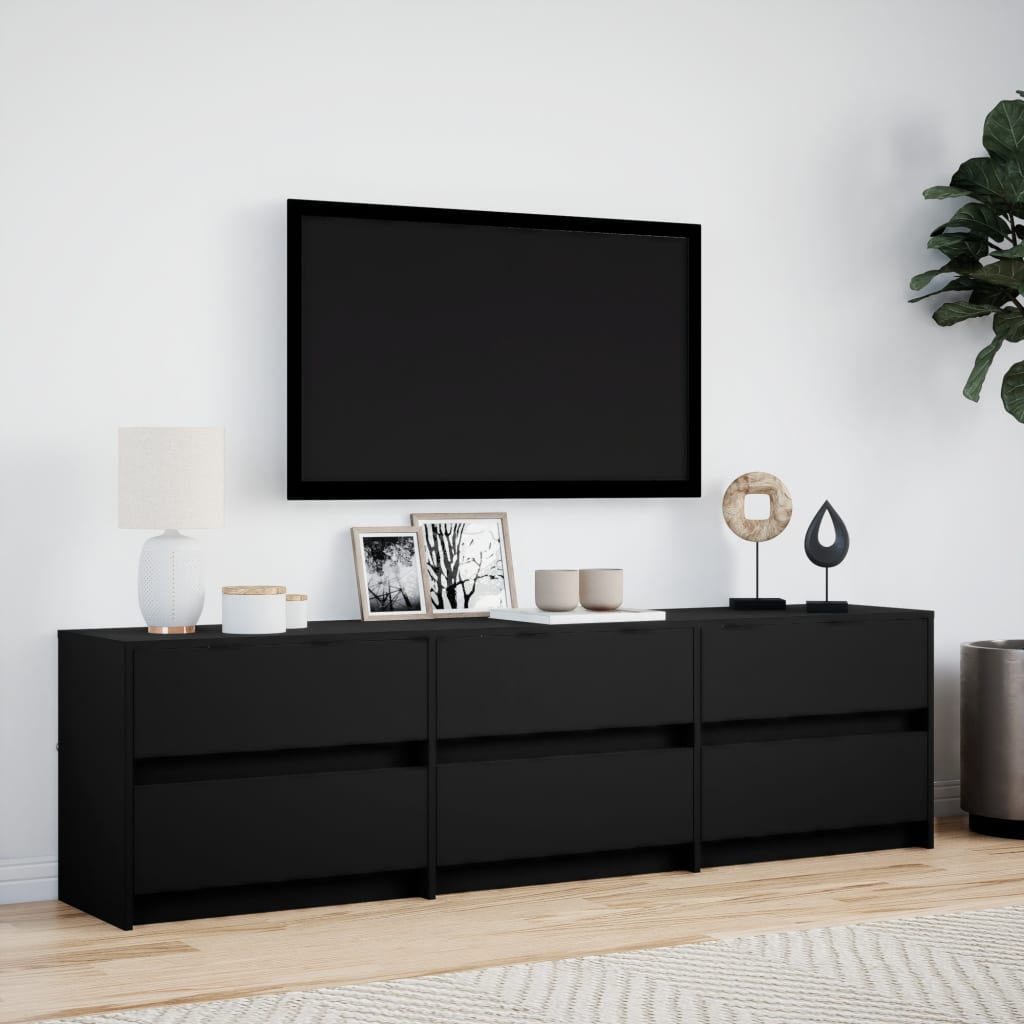 Dulap Tv Cu Led, , 180X34X50 Cm, Lemn Prelucrat