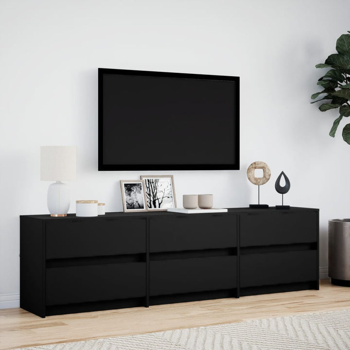 Dulap Tv Cu Led, , 180X34X50 Cm, Lemn Prelucrat