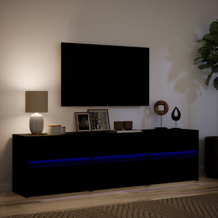 Dulap Tv Cu Led, , 180X34X50 Cm, Lemn Prelucrat