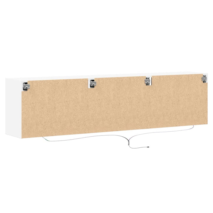 Comodă Tv De Perete Cu Lumini Led, , 180X31X45 Cm