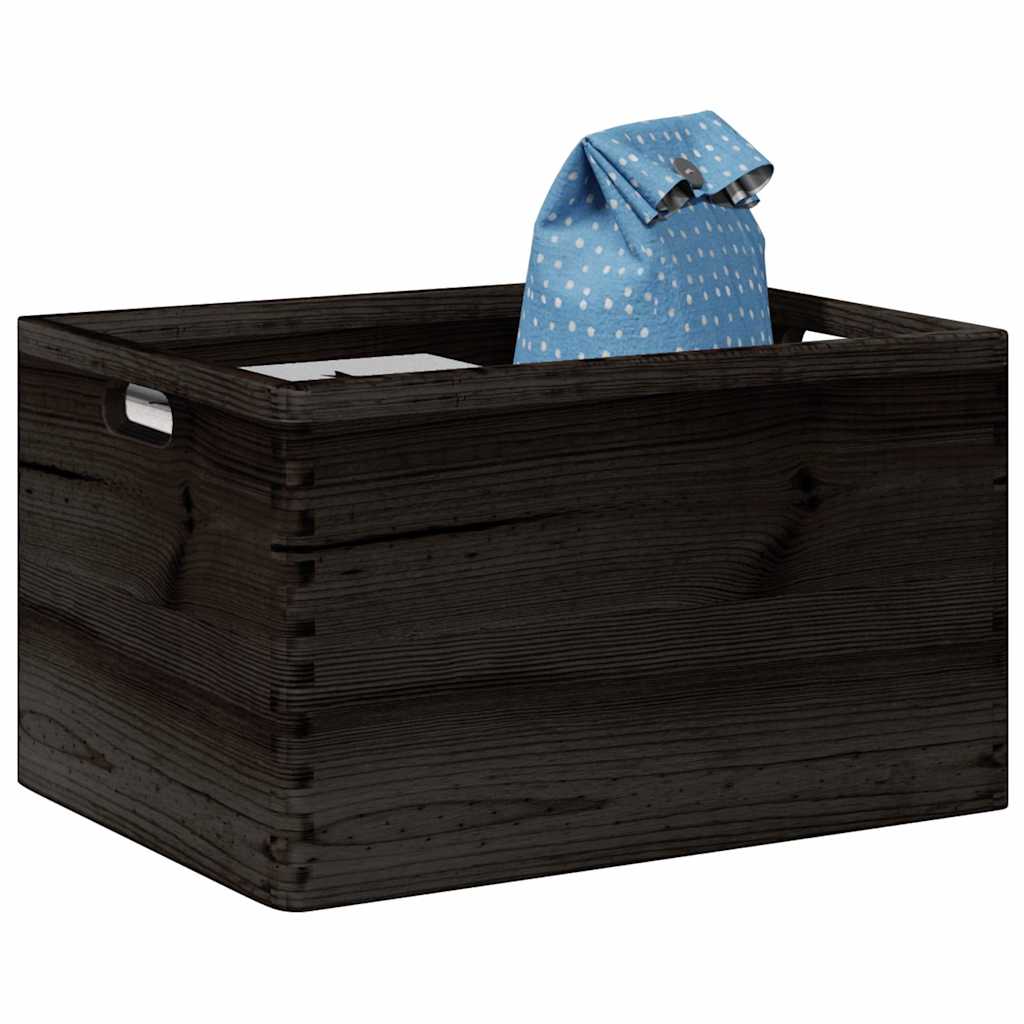 Cutie Din Lemn Cu Capac 40X30X23 Cm Din Lemn Masiv De Pin