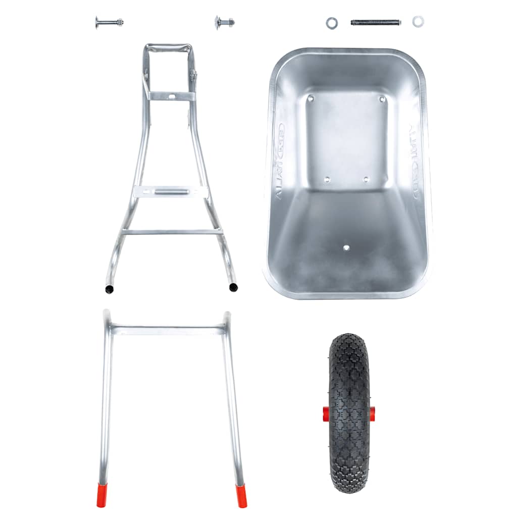 Roabă 90 L 150 Kg Oțel Galvanizat Și Plastic