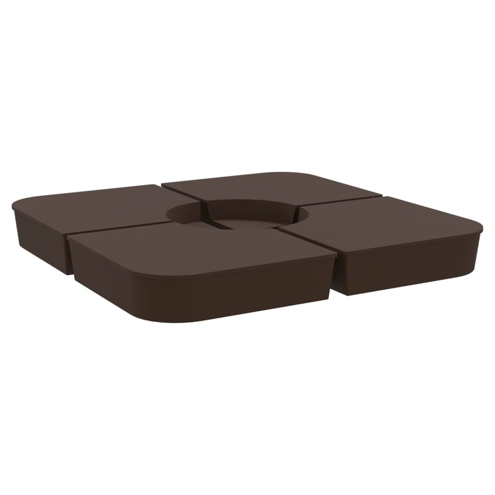 Set Bază De Umbrelă Soare 4 Piese Pentru Suport Cruce 100 Kg Pp