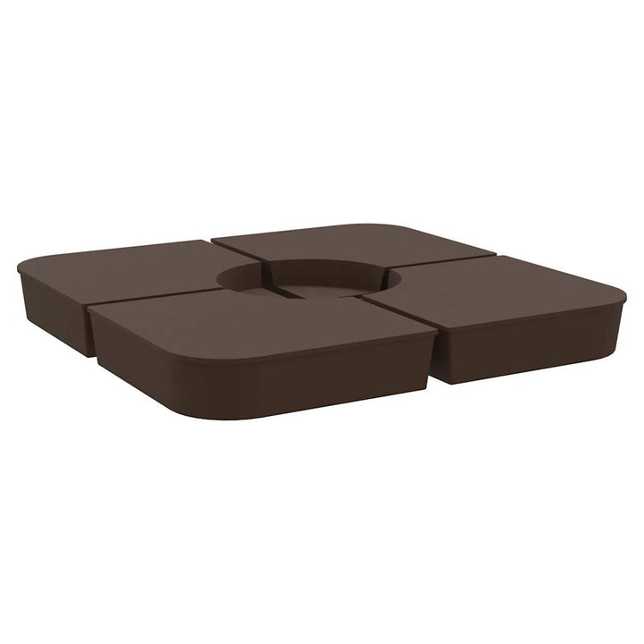 Set Bază De Umbrelă Soare 4 Piese Pentru Suport Cruce 100 Kg Pp