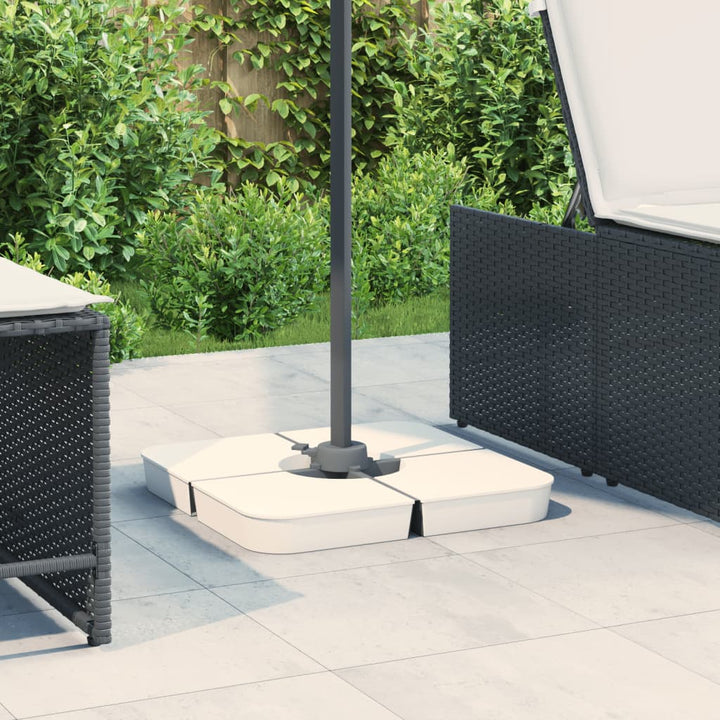 Set Bază De Umbrelă Soare 4 Piese Pentru Suport Cruce 100 Kg Pp