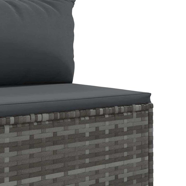 Set Mobilier De Grădină Cu Perne, 6 Piese, , Poliratan