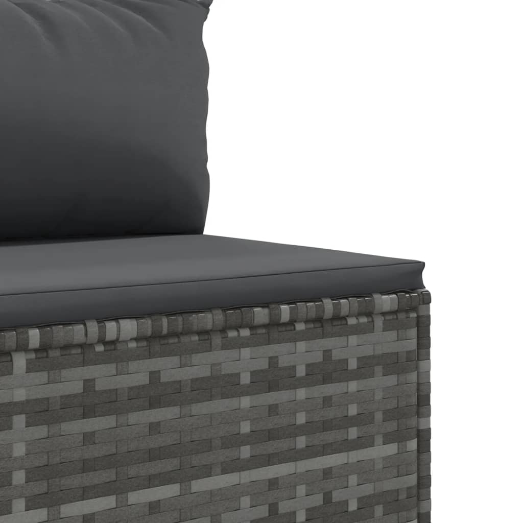 Set Mobilier De Grădină Cu Perne, 10 Piese, , Poliratan