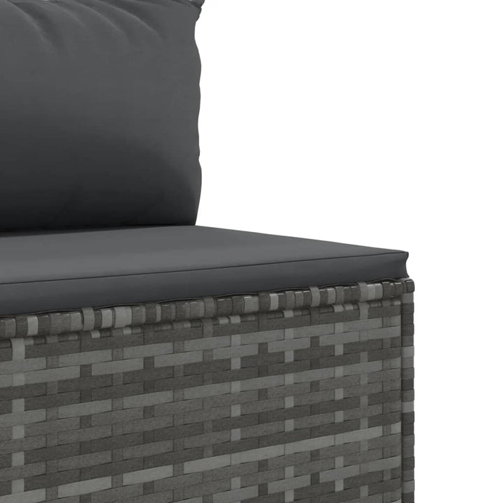 Set Mobilier De Grădină Cu Perne, 10 Piese, , Poliratan