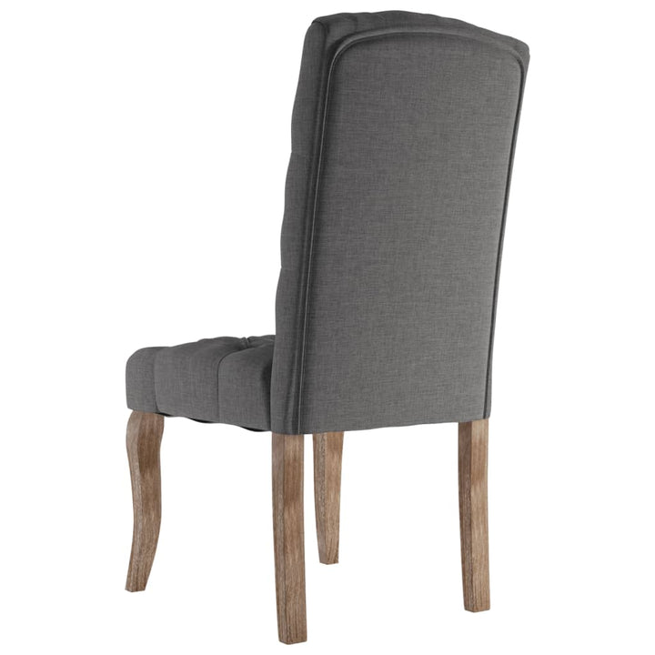 Scaune De Bucătărie, 6 Buc., , Textil Cu Aspect De Pânză