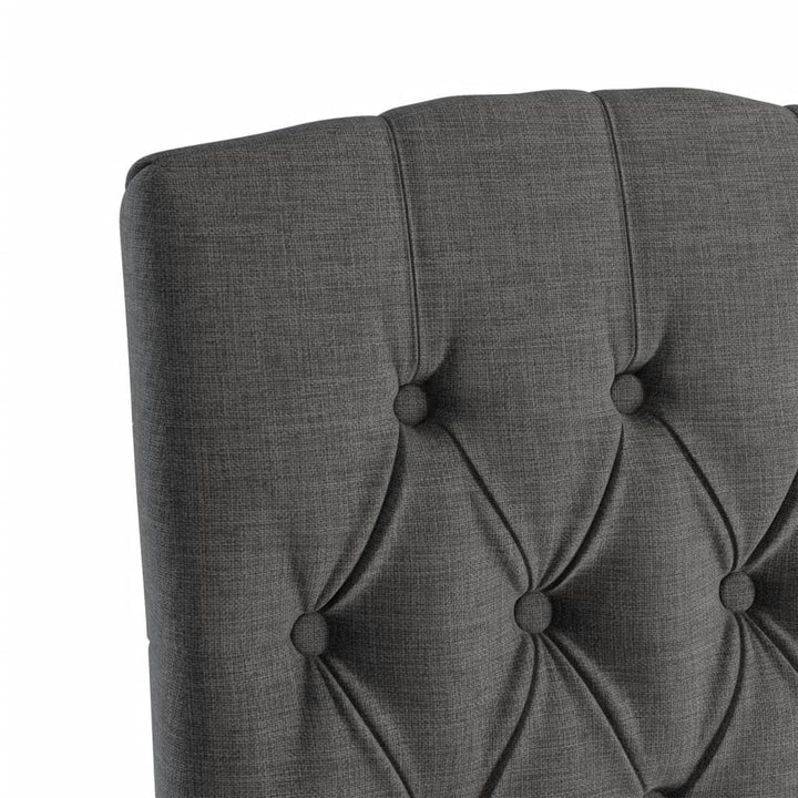 Scaune De Bucătărie, 6 Buc., , Textil Cu Aspect De Pânză