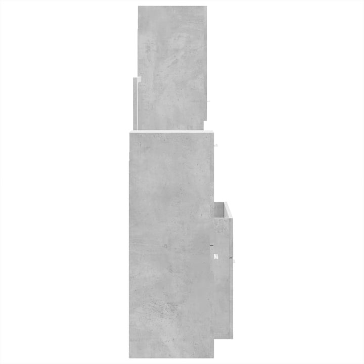 Set Mobilier De Baie, 4 Piese, , Lemn Compozit