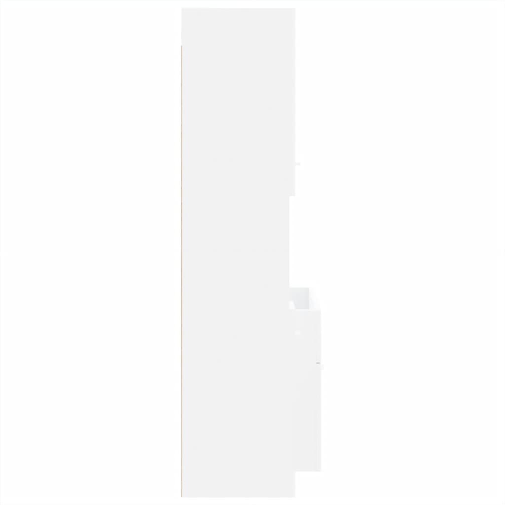 Set Mobilier De Baie, 4 Piese, , Lemn Prelucrat