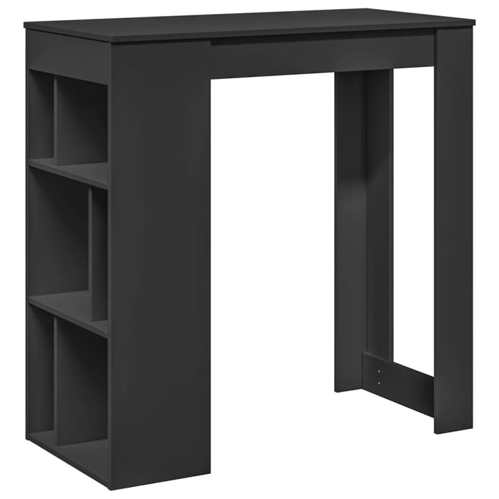 Masă De Bar Cu Rafturi, , 102X50X103,5 Cm, Lemn Prelucrat