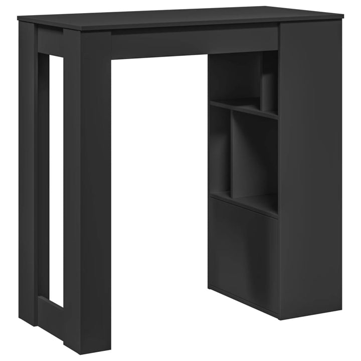 Masă De Bar Cu Rafturi, , 102X50X103,5 Cm, Lemn Prelucrat