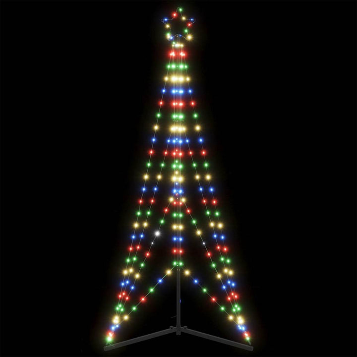 Instalație Brad De Crăciun 615 Led-Uri, Colorat, 404,5 Cm