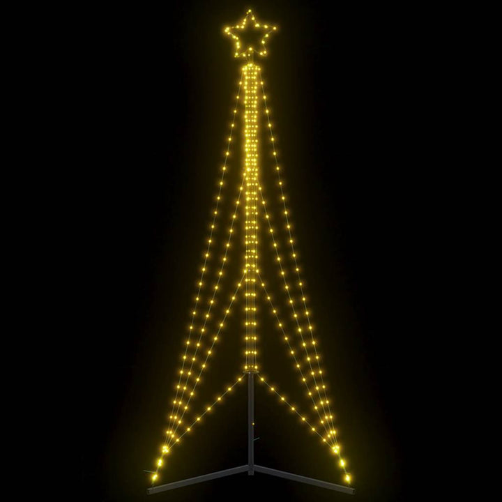 Instalație Brad De Crăciun 615 Led-Uri, Colorat, 404,5 Cm
