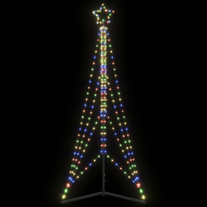 Instalație Brad De Crăciun 615 Led-Uri, Colorat, 404,5 Cm