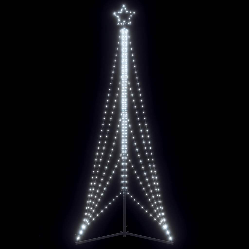 Instalație Brad De Crăciun 615 Led-Uri, Colorat, 404,5 Cm