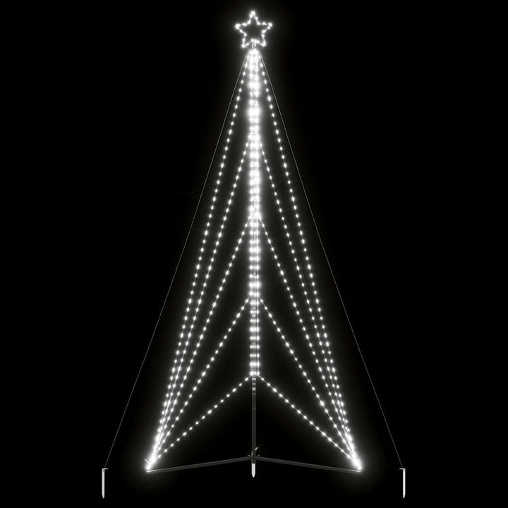 Instalație Brad De Crăciun 615 Led-Uri, Colorat, 404,5 Cm
