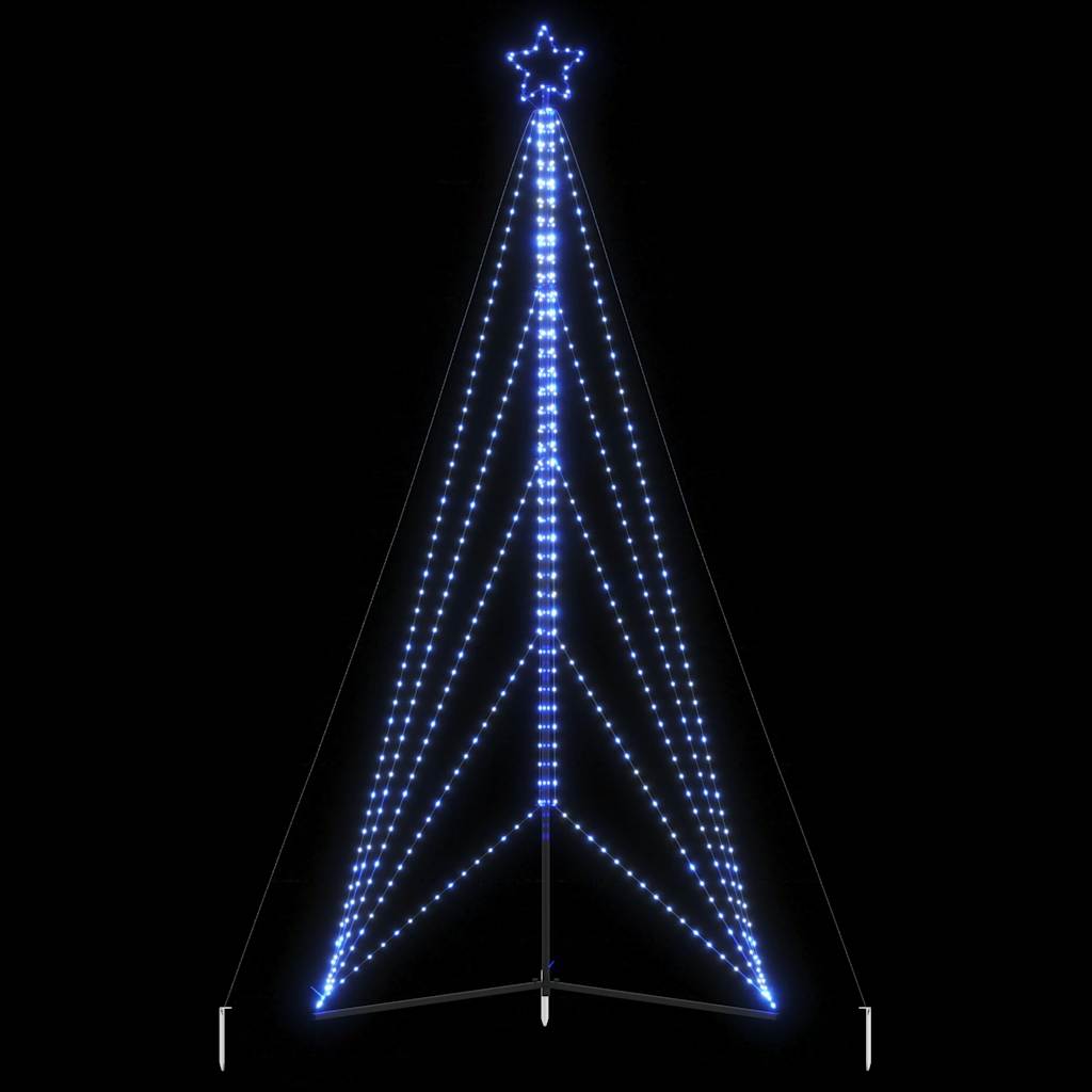 Instalație Brad De Crăciun 615 Led-Uri, Colorat, 404,5 Cm