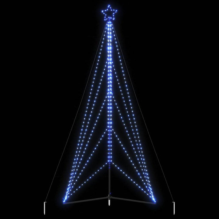 Instalație Brad De Crăciun 615 Led-Uri, Colorat, 404,5 Cm