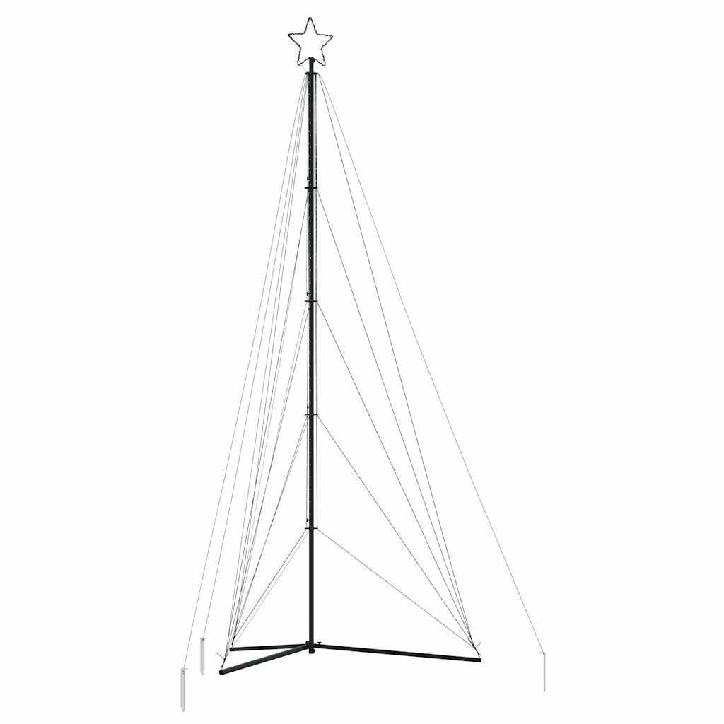 Instalație Brad De Crăciun 615 Led-Uri, Colorat, 404,5 Cm