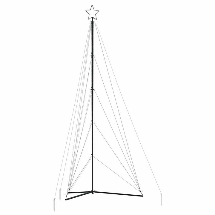 Instalație Brad De Crăciun 615 Led-Uri, Colorat, 404,5 Cm