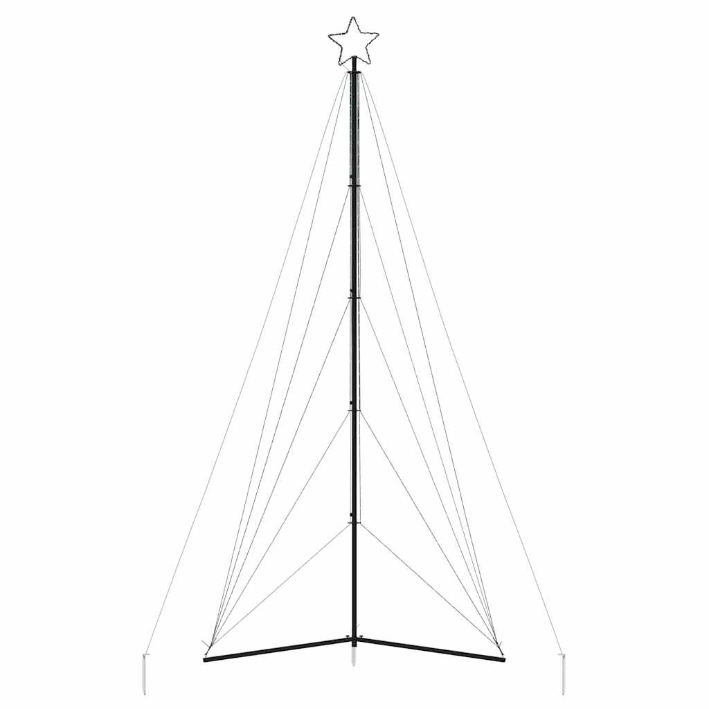 Instalație Brad De Crăciun 615 Led-Uri, Colorat, 404,5 Cm