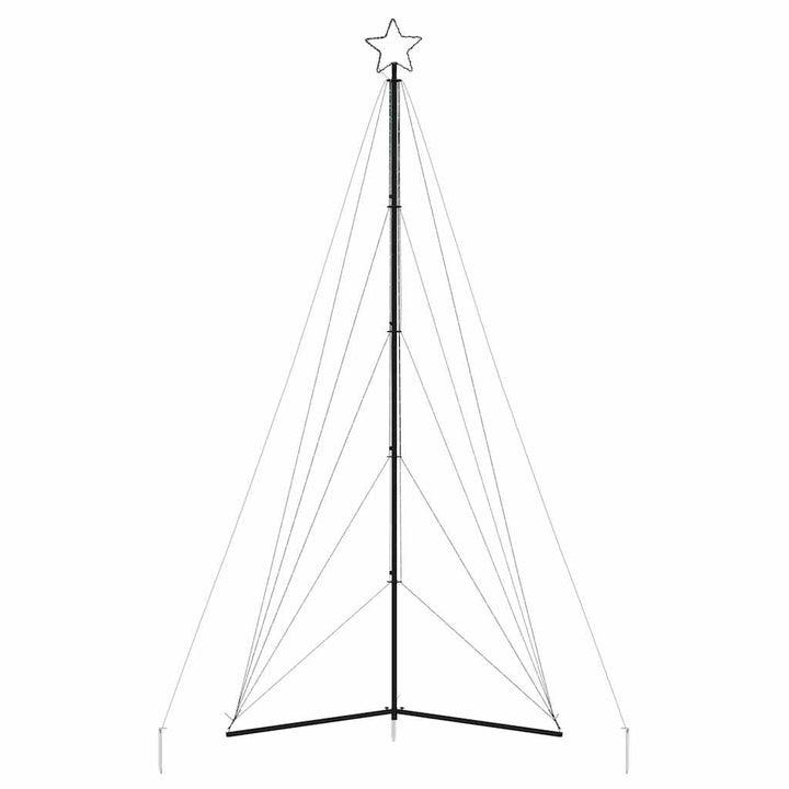 Instalație Brad De Crăciun 615 Led-Uri, Colorat, 404,5 Cm