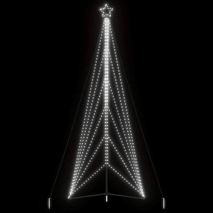 Instalație Brad De Crăciun 615 Led-Uri, Colorat, 404,5 Cm