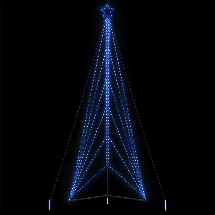 Instalație Brad De Crăciun 615 Led-Uri, Colorat, 404,5 Cm