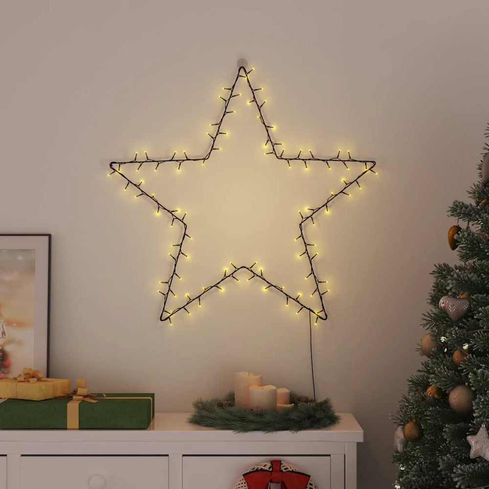 Lumini De Crăciun Siluetă De Ren 115 Led-Uri Alb Cald Negru