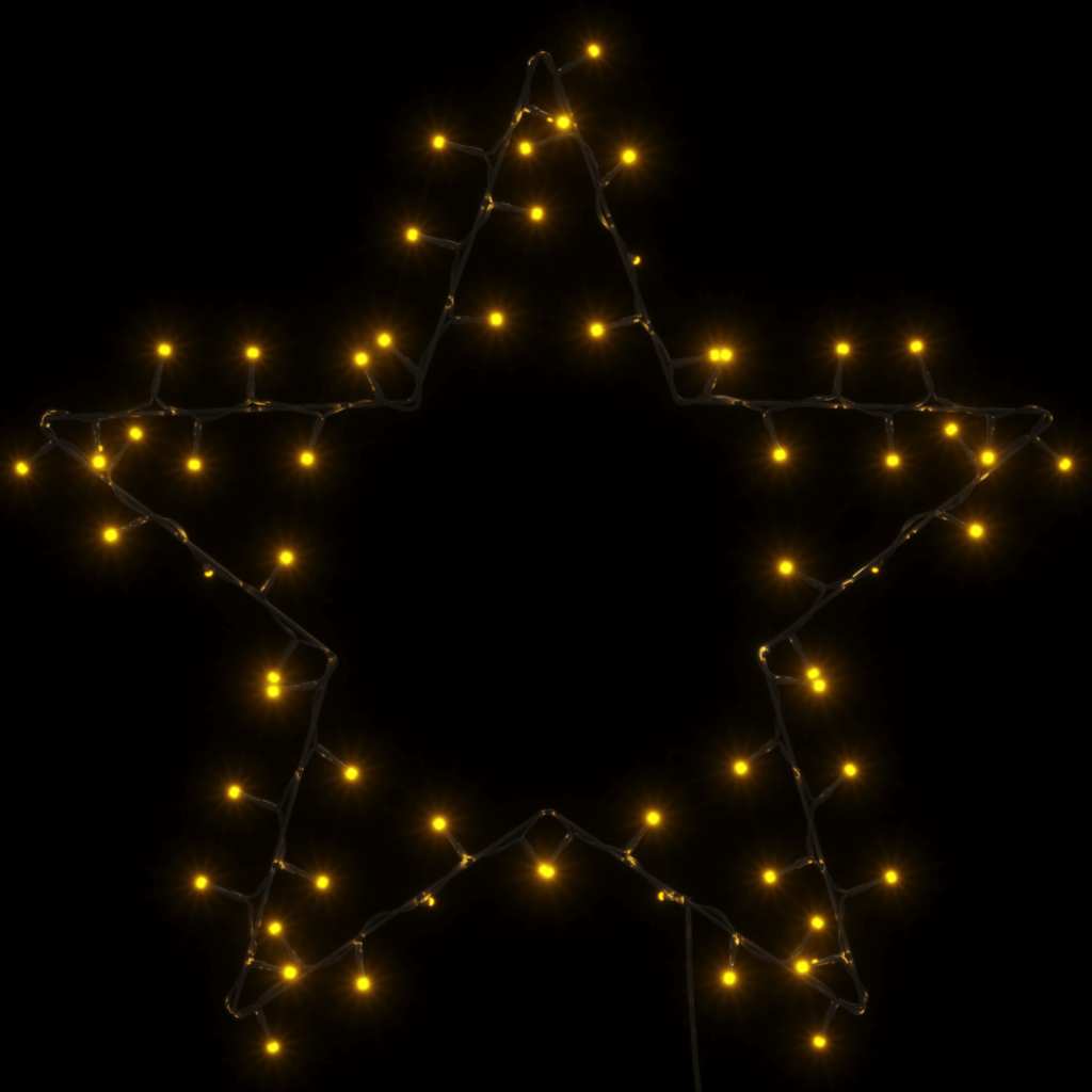 Lumini De Crăciun Siluetă De Ren 80 Led-Uri Alb Cald Negru