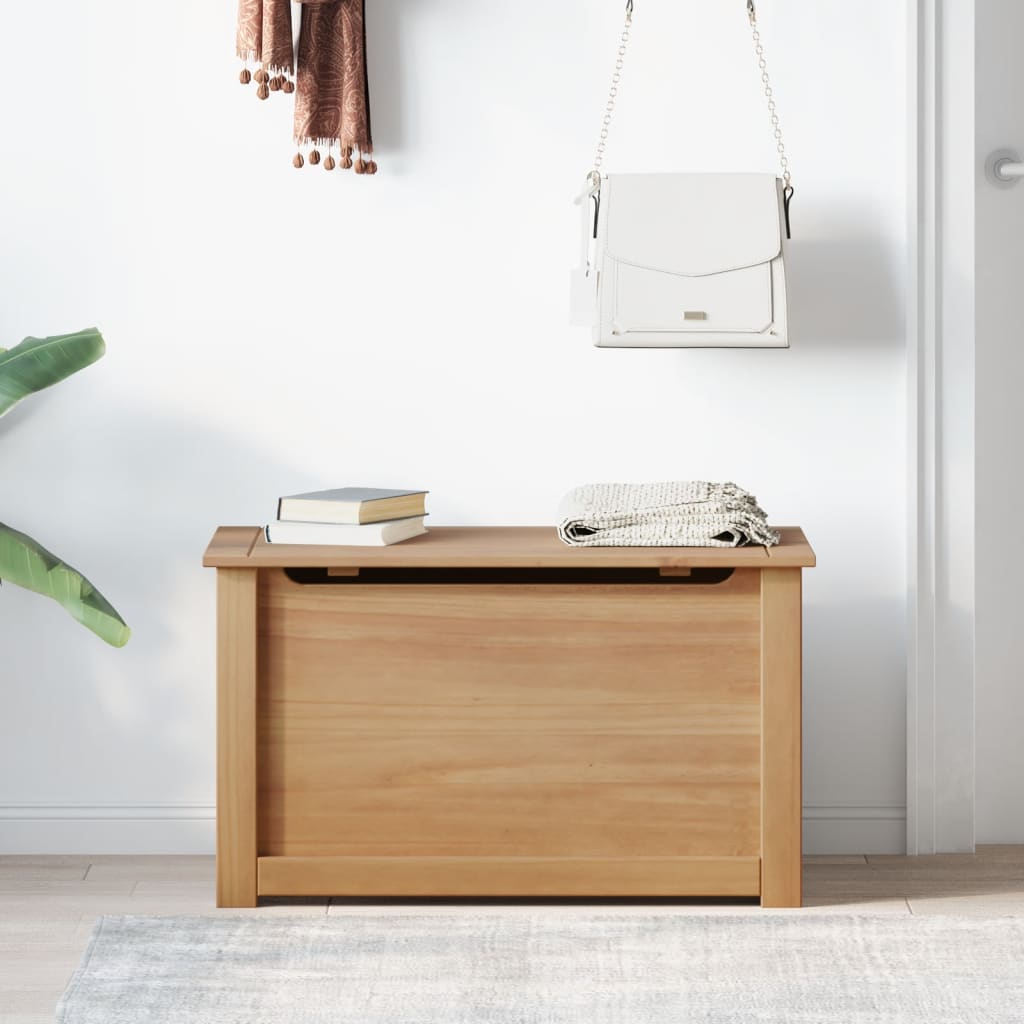Cutie Depozitare Cu Capac &quot;Panama&quot;, 79X42X46 Cm, Lemn Masiv Pin